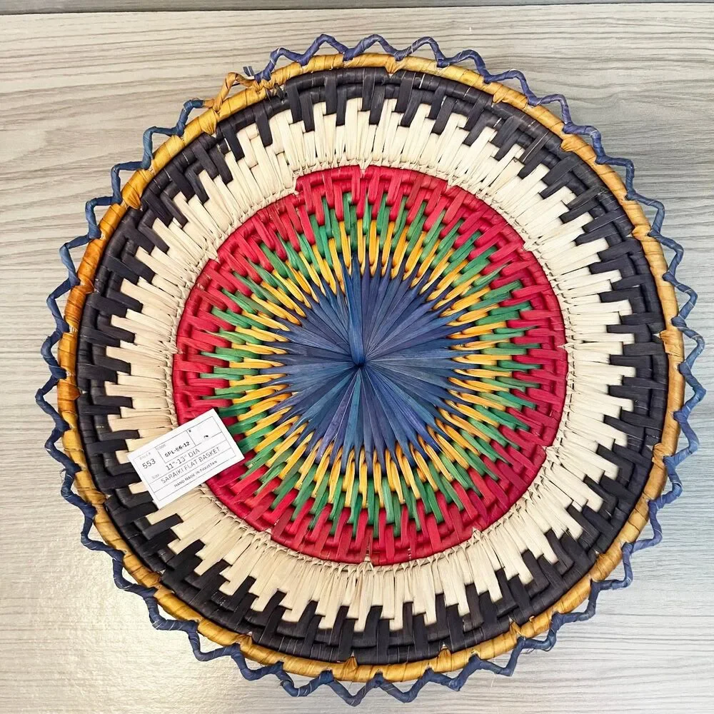 Handmade Saraki Woven Basket Bowl Pakistan 11